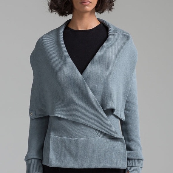 NFP Studios Convertible Cardigan w/ Detachable Wrist Cuffs 100% Cotton. - Picture 8 of 11